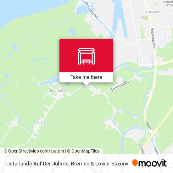 Ueterlande Auf Der Jührde map
