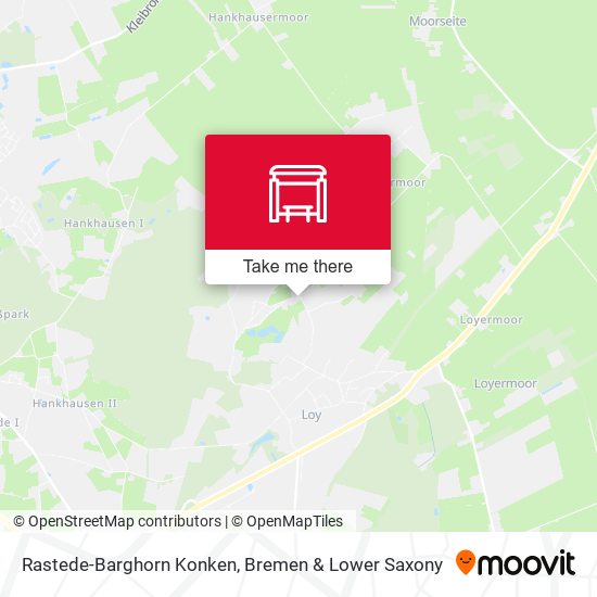 Rastede-Barghorn Konken map