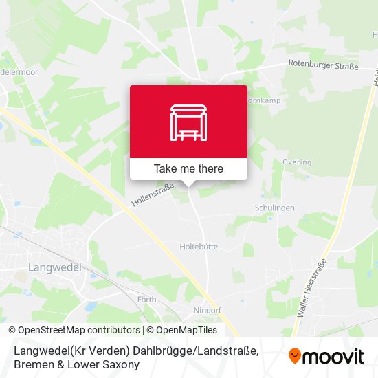 Langwedel(Kr Verden) Dahlbrügge / Landstraße map