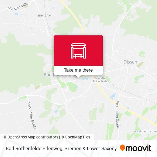 Bad Rothenfelde Erlenweg map