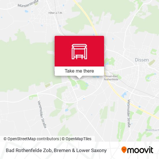 Bad Rothenfelde Zob map