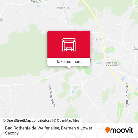 Bad Rothenfelde Welfenallee map