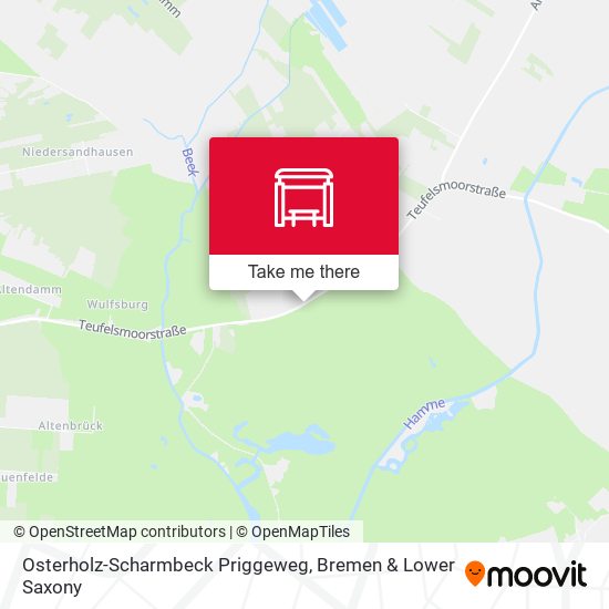 Osterholz-Scharmbeck Priggeweg map