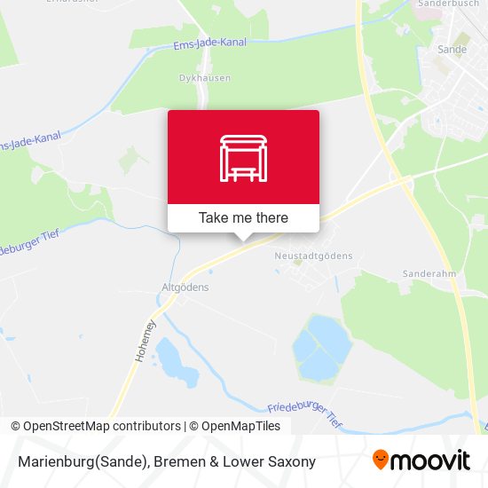 Marienburg(Sande) map