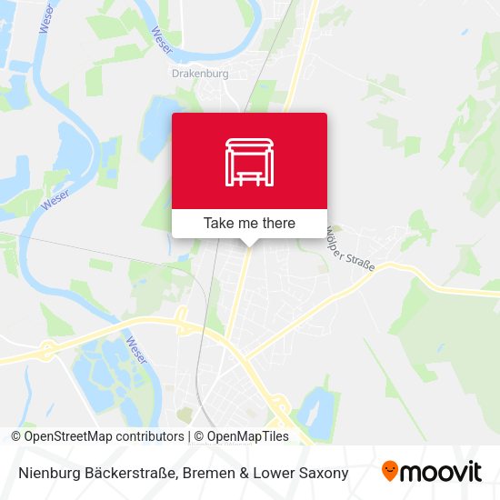 Nienburg Bäckerstraße map