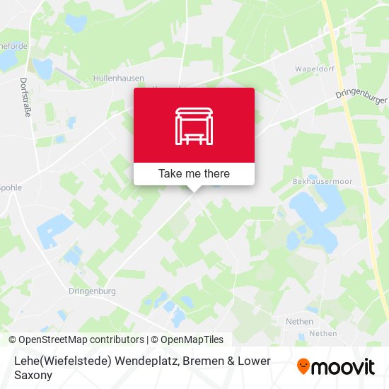 Lehe(Wiefelstede) Wendeplatz map