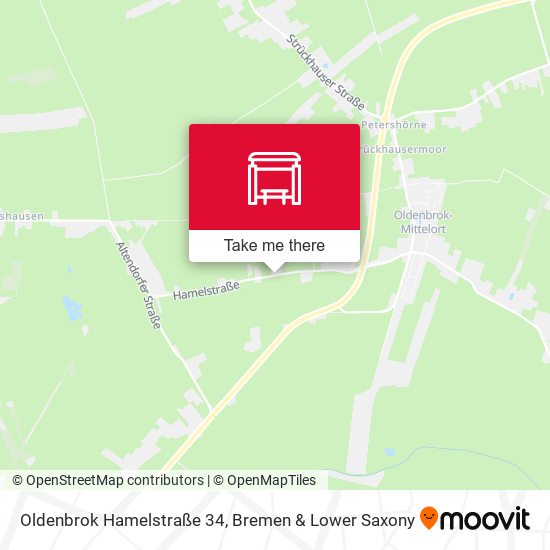 Oldenbrok Hamelstraße 34 map