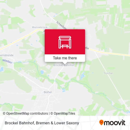 Brockel Bahnhof map