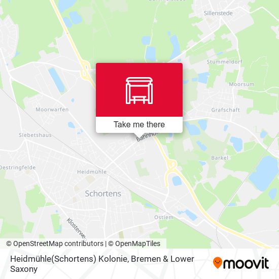 Heidmühle(Schortens) Kolonie map