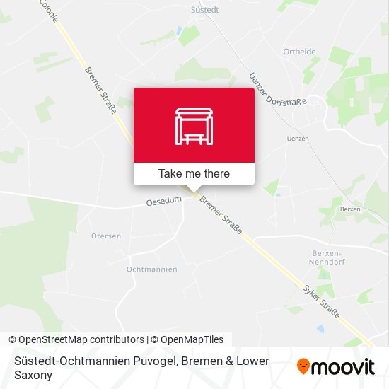 Süstedt-Ochtmannien Puvogel map