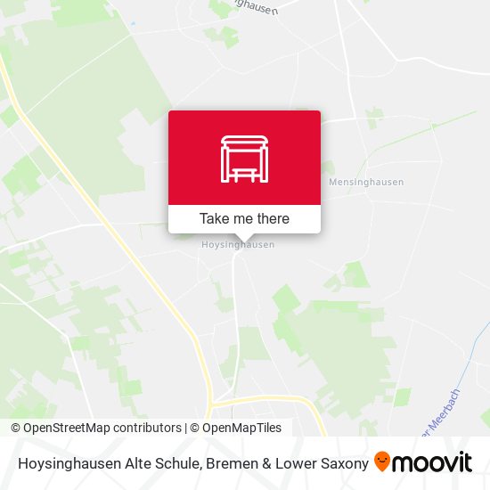Hoysinghausen Alte Schule map