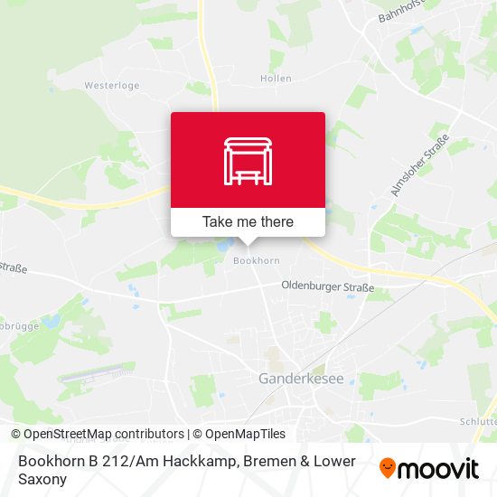 Bookhorn B 212/Am Hackkamp map