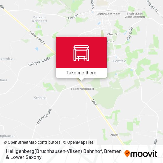 Heiligenberg(Bruchhausen-Vilsen) Bahnhof map