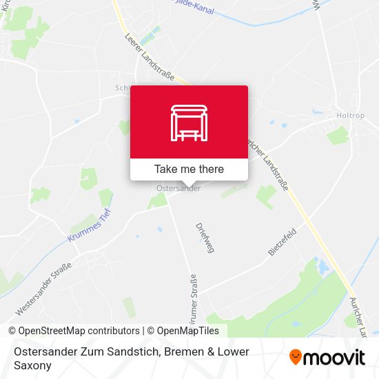 Ostersander Zum Sandstich map