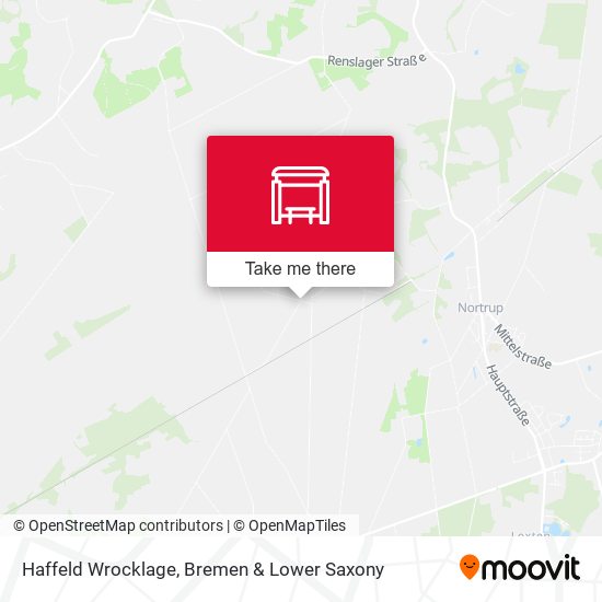 Haffeld Wrocklage map