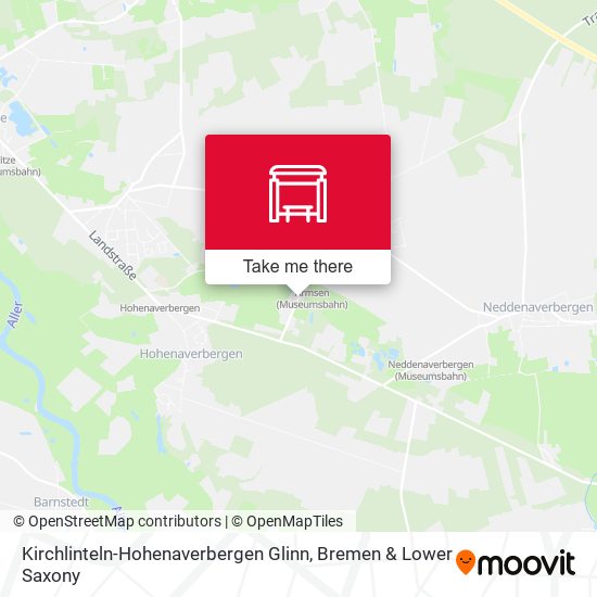 Kirchlinteln-Hohenaverbergen Glinn map
