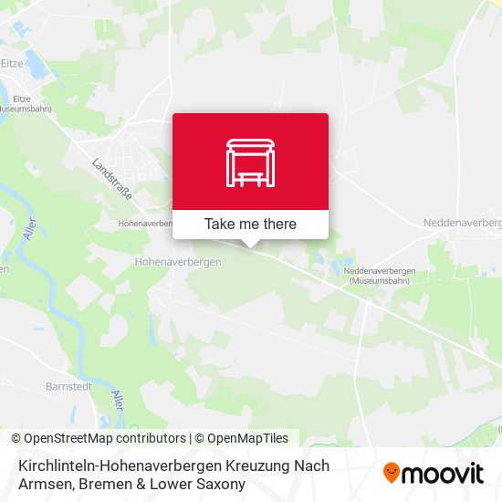 Kirchlinteln-Hohenaverbergen Kreuzung Nach Armsen map