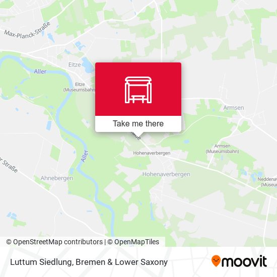 Luttum Siedlung map