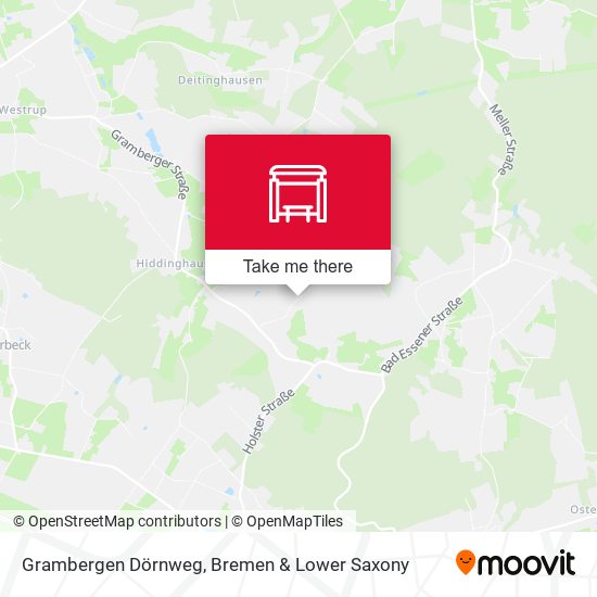 Grambergen Dörnweg map