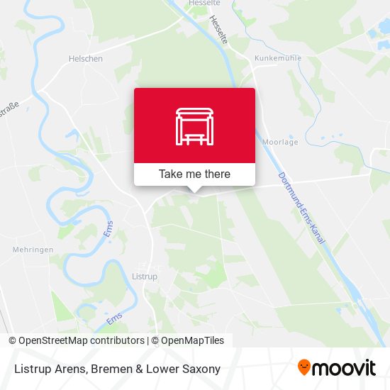 Listrup Arens map