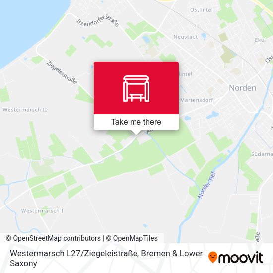 Westermarsch L27 / Ziegeleistraße map
