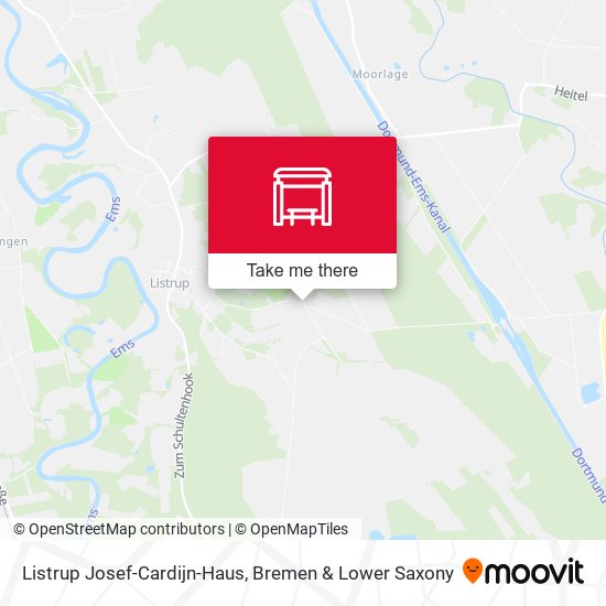 Listrup Josef-Cardijn-Haus map