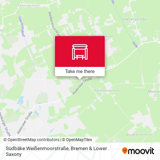 Südbäke Weißenmoorstraße map