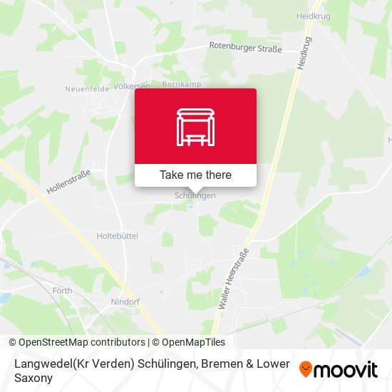 Langwedel(Kr Verden) Schülingen map