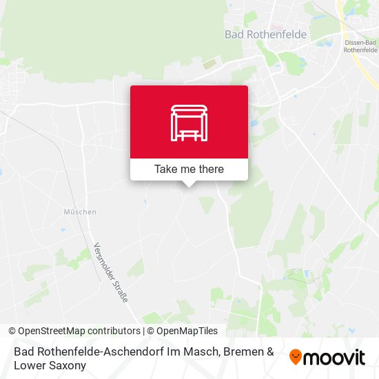 Bad Rothenfelde-Aschendorf Im Masch map