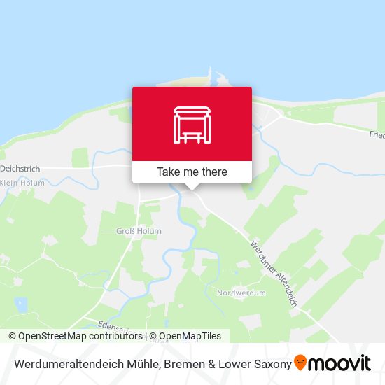 Werdumeraltendeich Mühle map