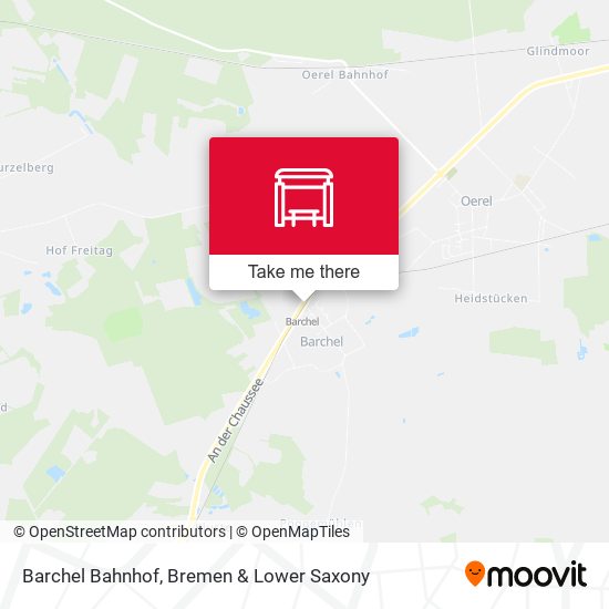 Barchel Bahnhof map