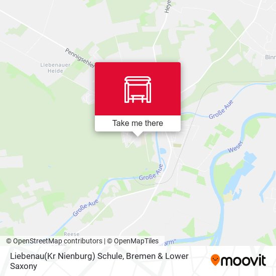 Liebenau(Kr Nienburg) Schule map