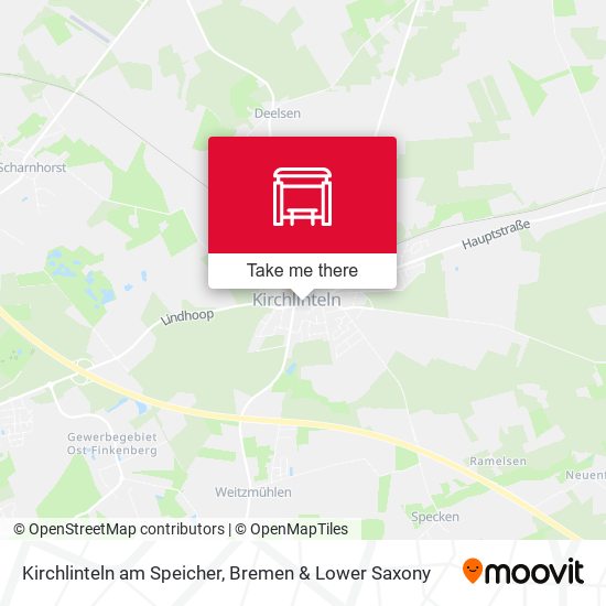 Kirchlinteln am Speicher map