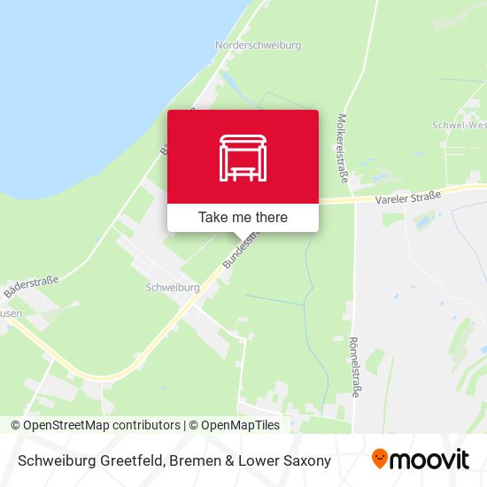 Schweiburg Greetfeld map