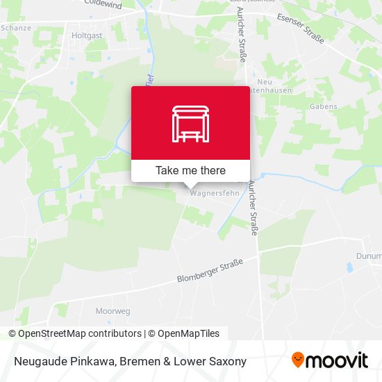 Neugaude Pinkawa map