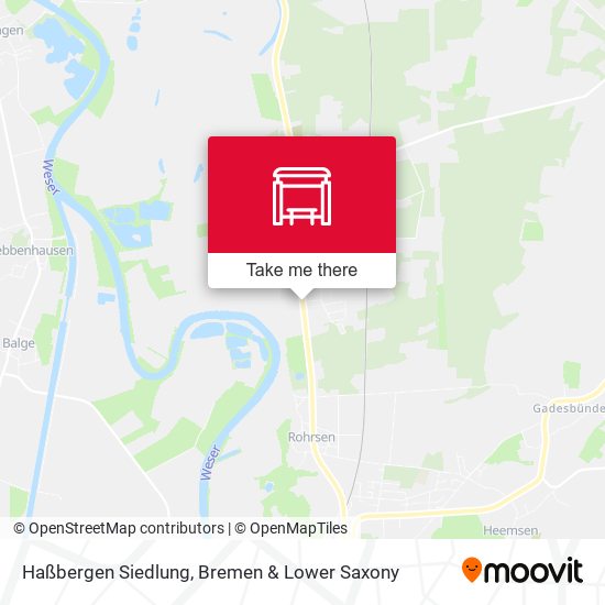 Haßbergen Siedlung map