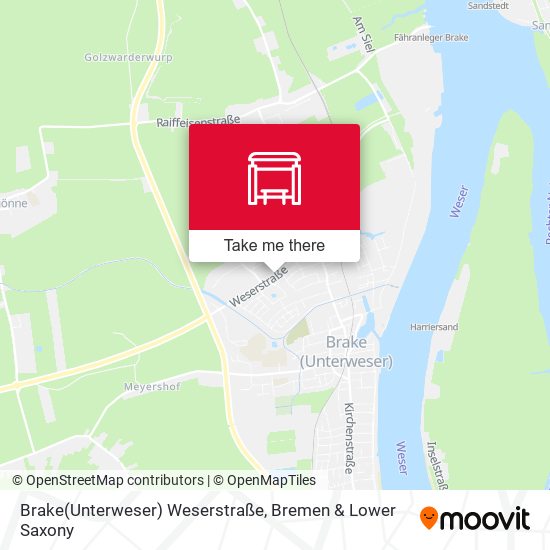 Brake(Unterweser) Weserstraße map