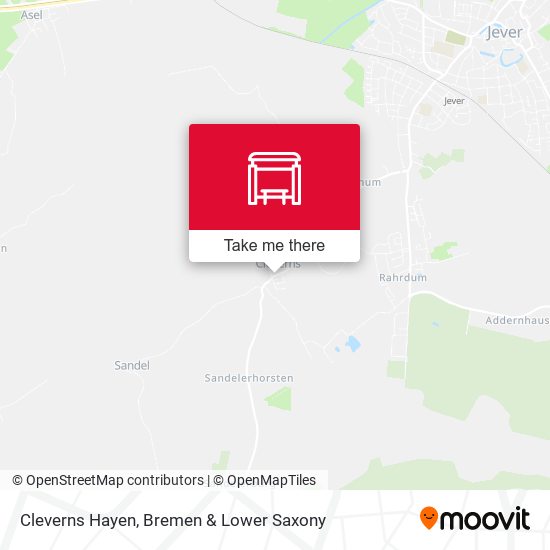 Cleverns Hayen map