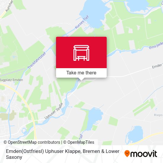 Emden(Ostfriesl) Uphuser Klappe map