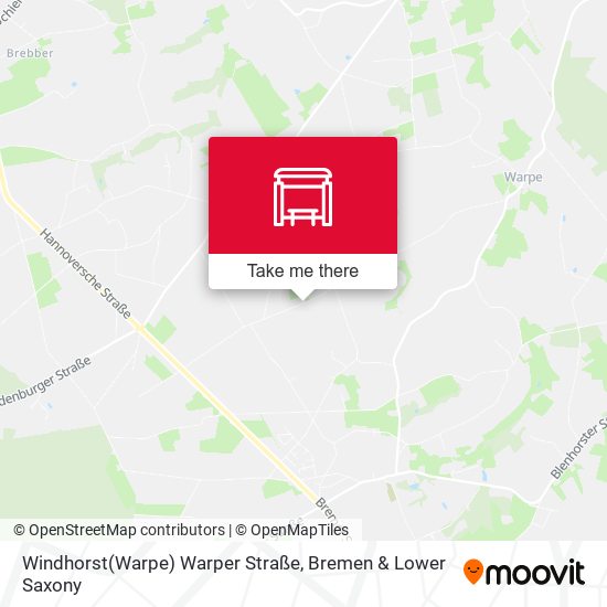 Windhorst(Warpe) Warper Straße map