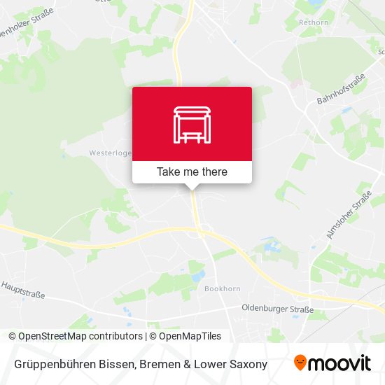 Grüppenbühren Bissen map