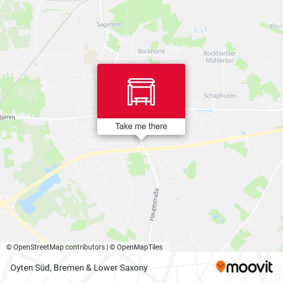 Oyten Süd map