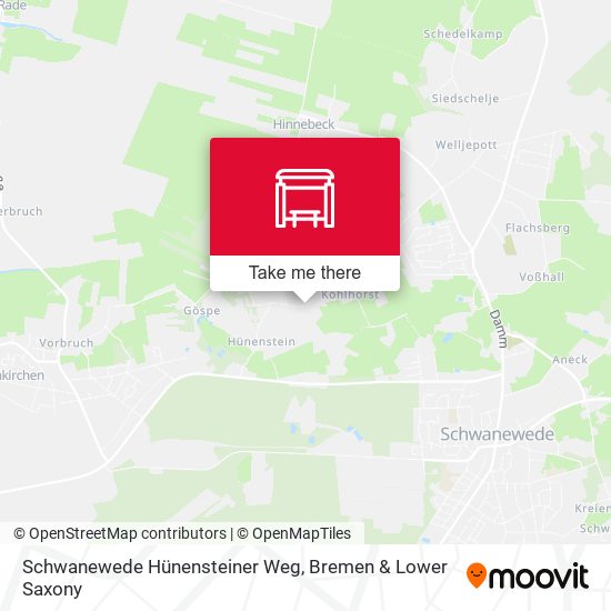 Schwanewede Hünensteiner Weg map