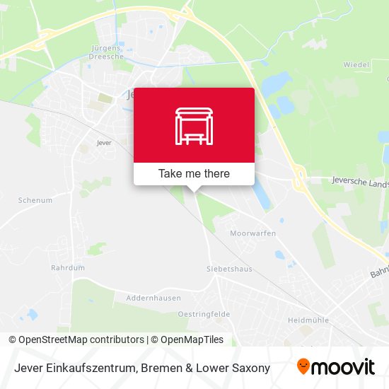 Jever Einkaufszentrum map