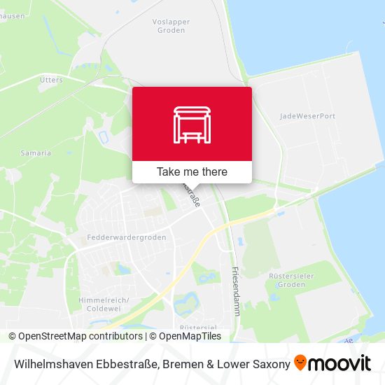 Wilhelmshaven Ebbestraße map