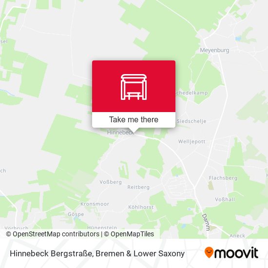 Hinnebeck Bergstraße map