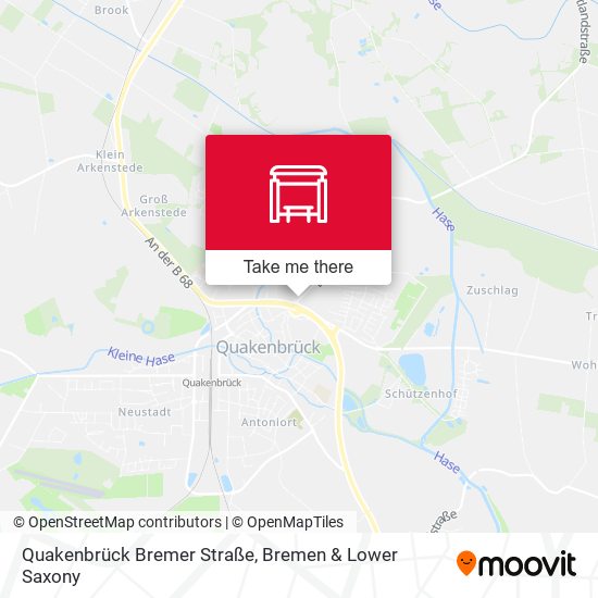 Quakenbrück Bremer Straße map