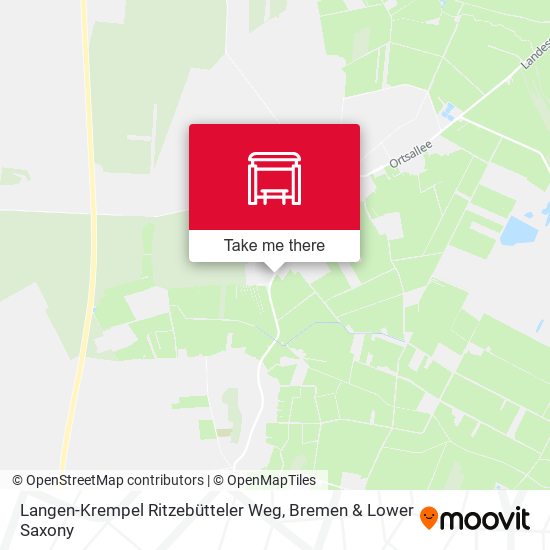 Langen-Krempel Ritzebütteler Weg map