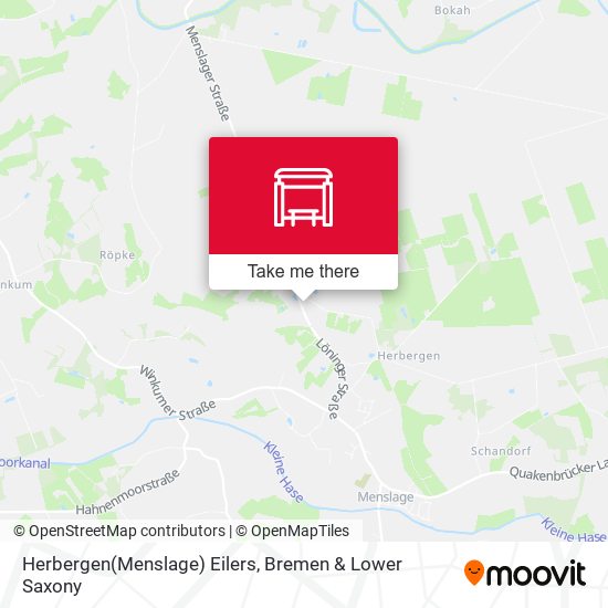 Herbergen(Menslage) Eilers map