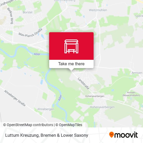 Luttum Kreuzung map